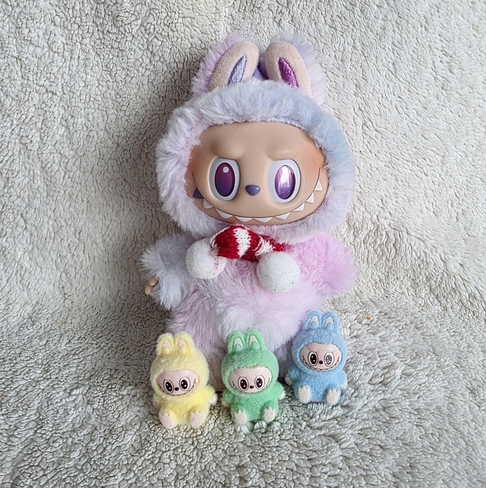 New Labubu babies bundle of 3, 2" long accessories for POP MART the monsters